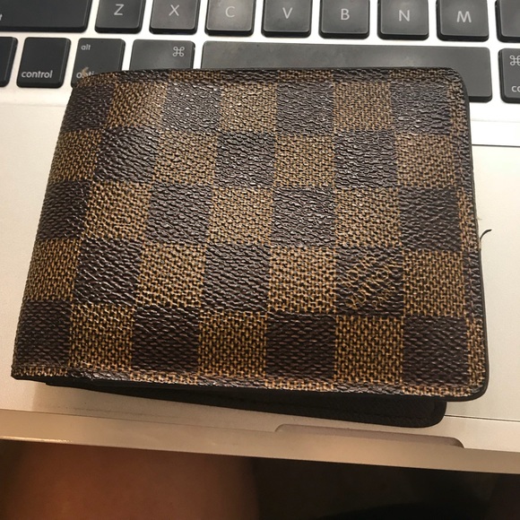 lv leather wallet